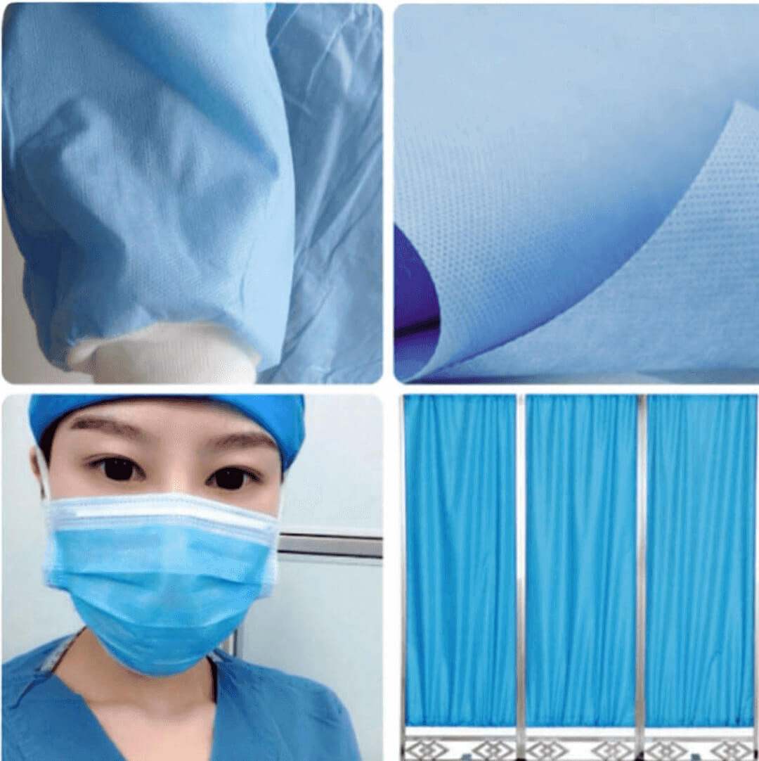 wholesale medical surgical face masks material spunbond polypropylene non-woven fabric 04